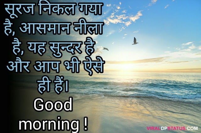 sunrise morning msg